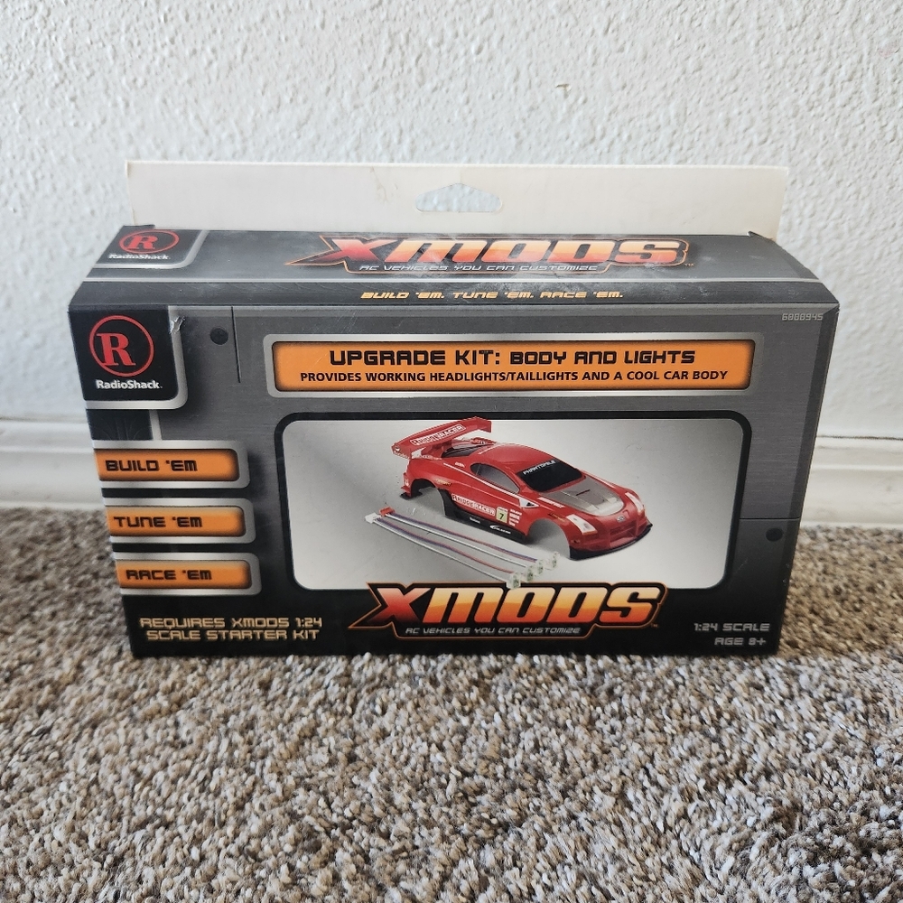 Xmods 1:24 Radio Shack #6000945 Red - Body And Lights Upgrade Kit NEW